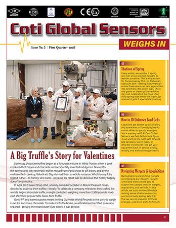 Link to 3rd quarter newsletter Coti Global Sensors Weighs In